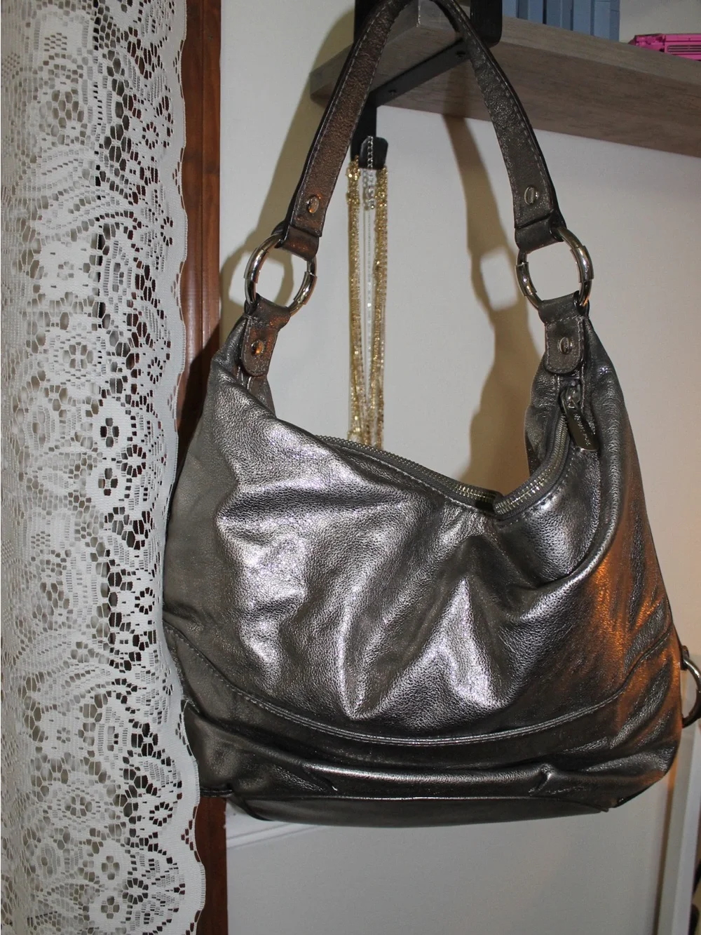 Y2K Michael Kors Metallic Shoulder Bag